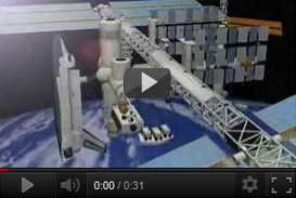 ricostruzione tridimensionale della Stazione Spaziale Internazionale   De Agostini (2000 2001) | produzioni varie  | Video Industriali | Filmati Aziendali | Giuseppe Galliano Multimedia Studio | 
